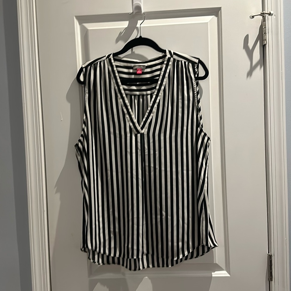 Vince Camito striped top